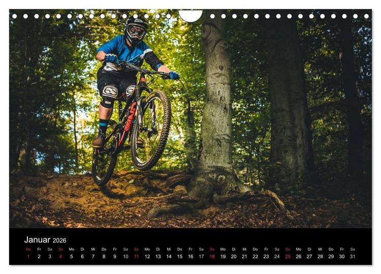 Produktbild: Mountainbike Action (Wandkalender 2026 DIN A4 quer), CALVENDO Monatskalender