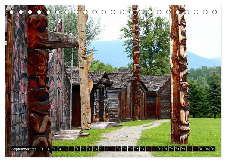 Produktbild: Auf den Spuren der Indianer - Unterwegs in Nordamerika (Tischkalender 2026 DIN A5 quer), CALVENDO Monatskalender
