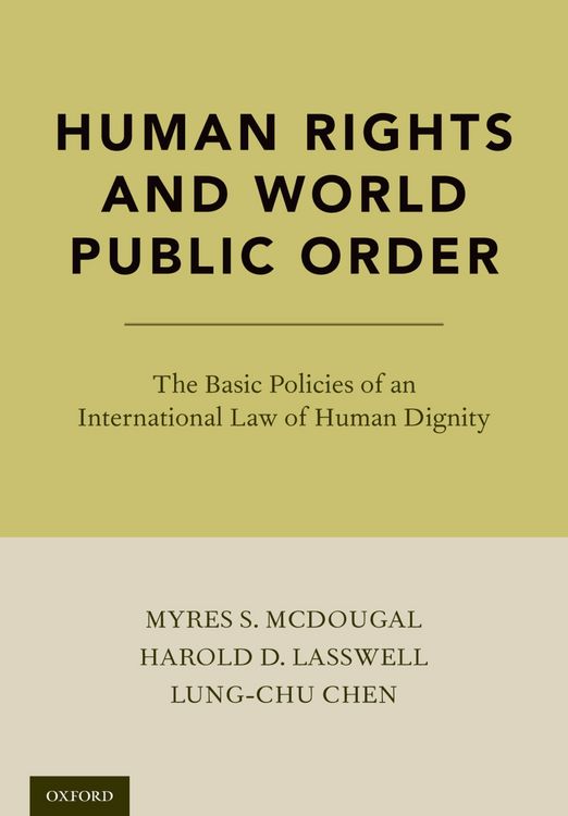 Produktbild: Human Rights and World Public Order