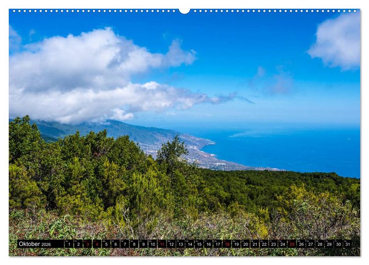 Produktbild: La Palma - Landschaften und Meer (Wandkalender 2026 DIN A2 quer), CALVENDO Monatskalender