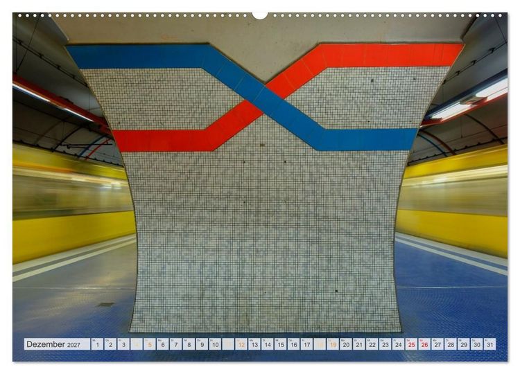 Produktbild: Ruhrbahn: U Linien verbinden (Wandkalender 2027 DIN A2 quer), CALVENDO Monatskalender