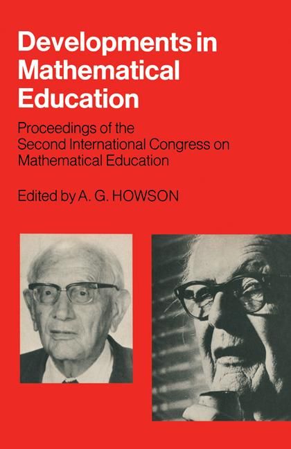 Produktbild: Developments in Mathematical Education