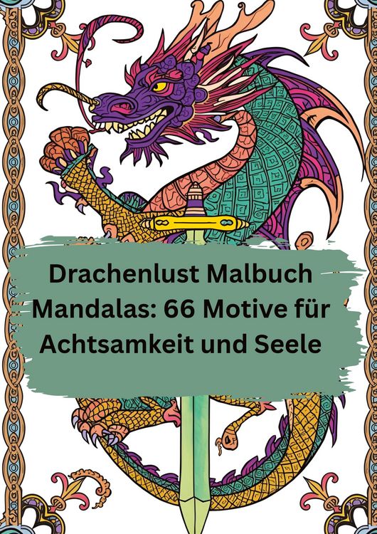 Produktbild: Drachenlust Malbuch Mandalas: 66 Motive f&uuml;r Achtsamkeit und Seele