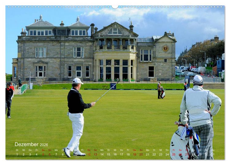 Produktbild: Passion Golf (hochwertiger Premium Wandkalender 2026 DIN A2 quer), Kunstdruck in Hochglanz