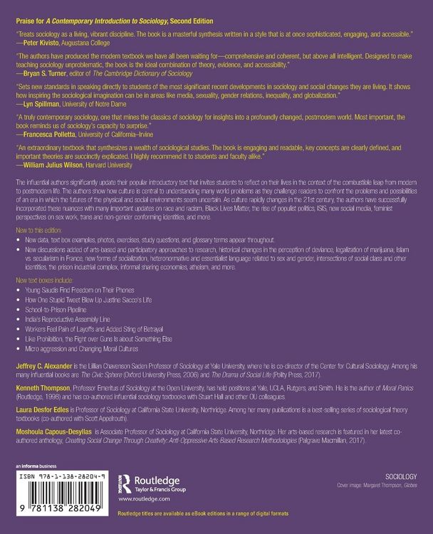 Produktbild: A Contemporary Introduction to Sociology