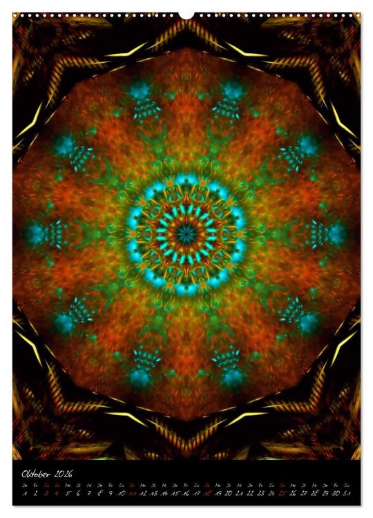 Produktbild: Mandala - Esoterik & Meditation (hochwertiger Premium Wandkalender 2026 DIN A2 hoch), Kunstdruck in Hochglanz