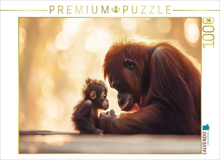 Produktbild: CALVENDO Puzzle In den Augen eines Wildtieres spiegelt sich die Seele der Freiheit | 1000 Teile Lege-Gr&ouml;&szlig;e 64x48cm Foto-Puzzle f&uuml;r gl&uuml;ckliche Stunden