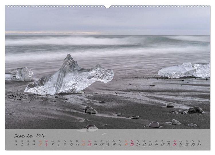 Produktbild: Naturwunder in Island (Wandkalender 2026 DIN A2 quer), CALVENDO Monatskalender
