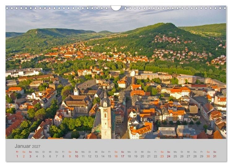Produktbild: Jena Universit&auml;tstadt an der Saale (Wandkalender 2027 DIN A3 quer), CALVENDO Monatskalender