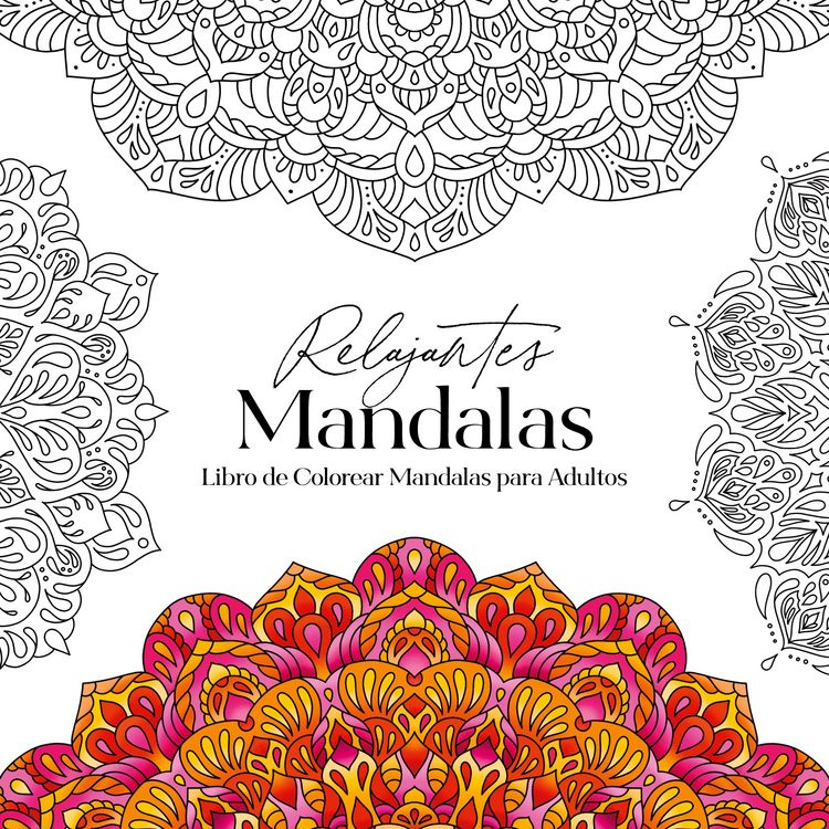 Produktbild: Relajantes Mandalas Libro de Colorear Mandalas para Adultos