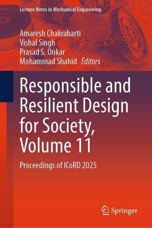 Produktbild: Responsible and Resilient Design for Society, Volume 11