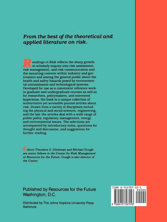 Produktbild: Readings in Risk