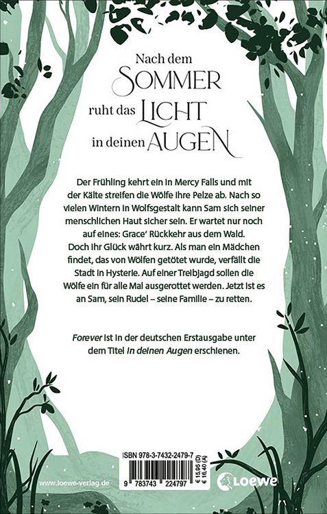 Produktbild: Forever (Die W&ouml;lfe von Mercy Falls, Band 3)