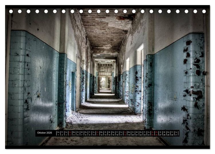 Produktbild: Lost Places, Vergessene Orte / AT-Version (Tischkalender 2026 DIN A5 quer), CALVENDO Monatskalender