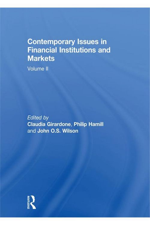 Produktbild: Contemporary Issues in Financial Institutions and Markets