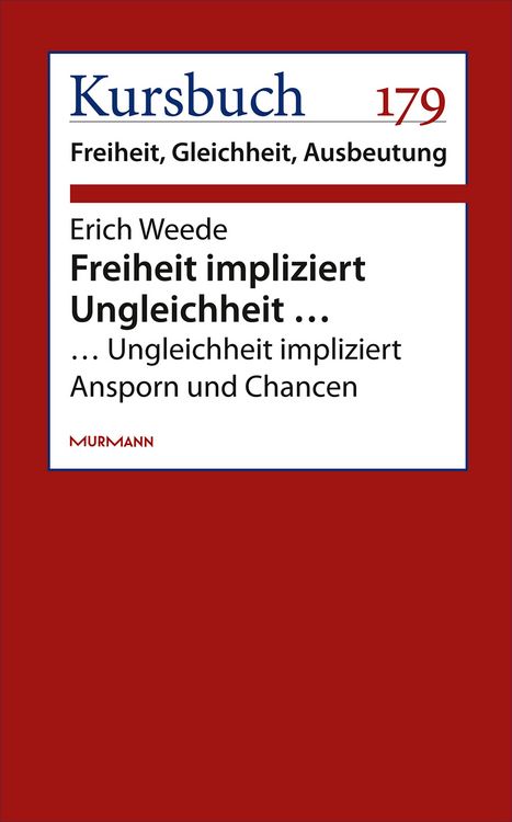 Produktbild: Freiheit impliziert Ungleichheit