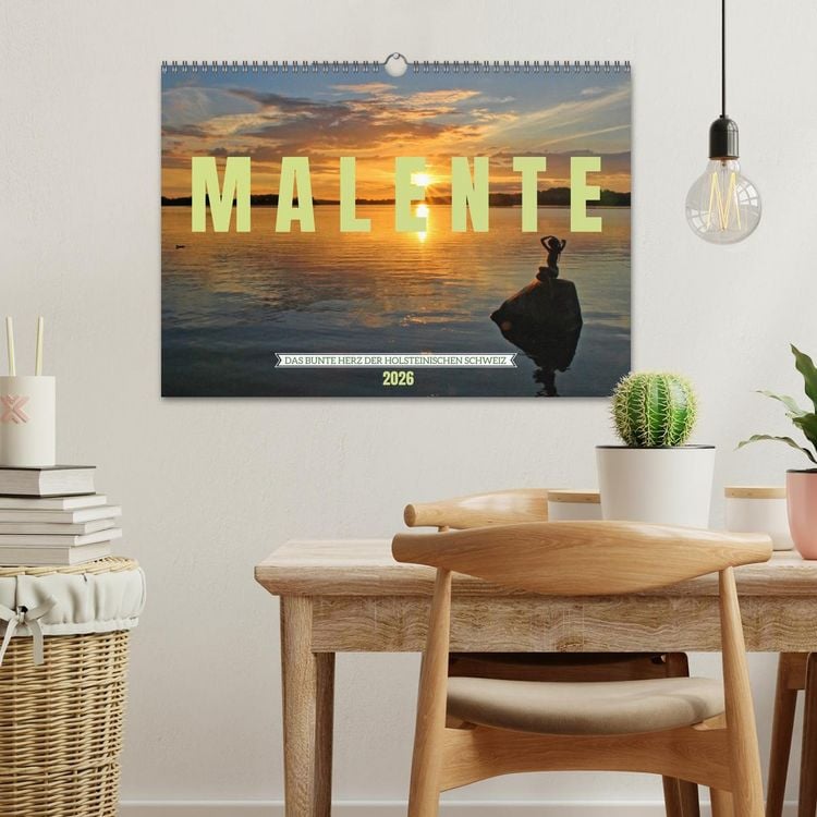 Produktbild: Malente - Das bunte Herz der Holsteinischen Schweiz (Wandkalender 2026 DIN A3 quer), CALVENDO Monatskalender