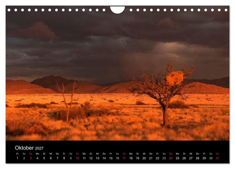 Produktbild: Fantastisches Namibia (Wandkalender 2027 DIN A4 quer), CALVENDO Monatskalender
