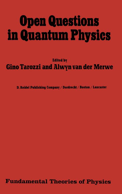Produktbild: Open Questions in Quantum Physics