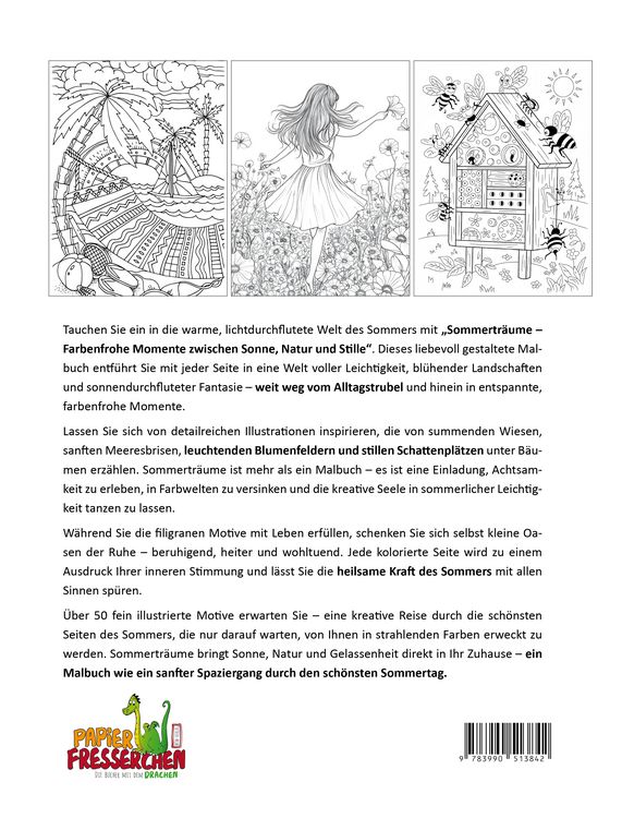 Produktbild: Sommertr&auml;ume - Farbenfrohe Momente zwischen Sonne, Natur und Stille