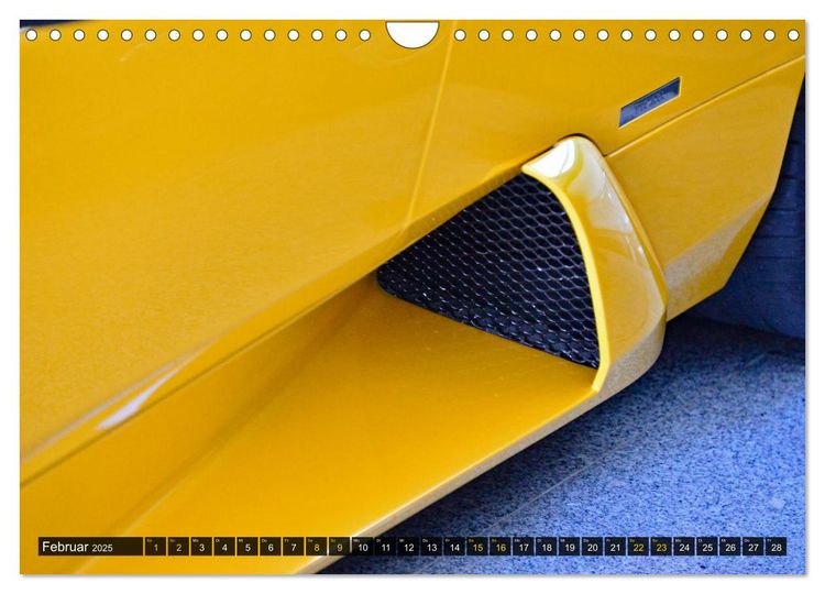 Produktbild: DER GELBE STIER - Lamborghini Murci&eacute;lago (Wandkalender 2025 DIN A4 quer), CALVENDO Monatskalender