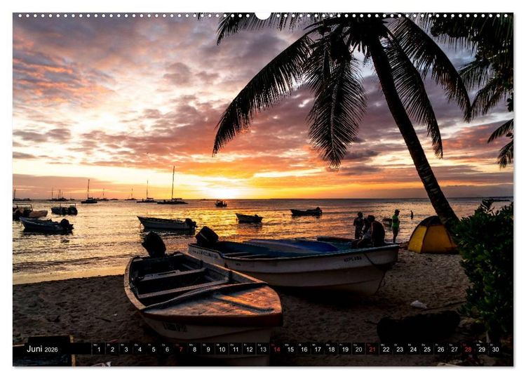 Produktbild: Dominikanische Republik (Wandkalender 2026 DIN A2 quer), CALVENDO Monatskalender
