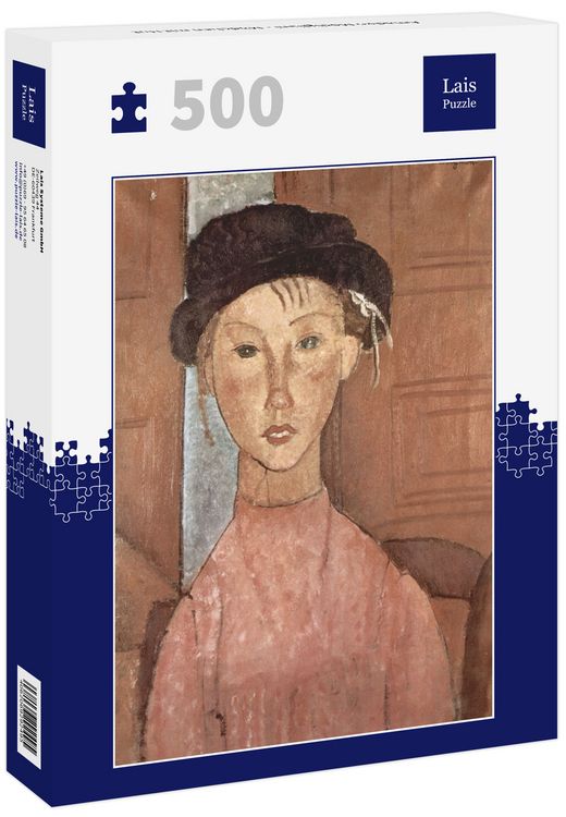 Produktbild: Lais Puzzle Amadeo Modigliani - M&auml;dchen mit Hut 500 Teile