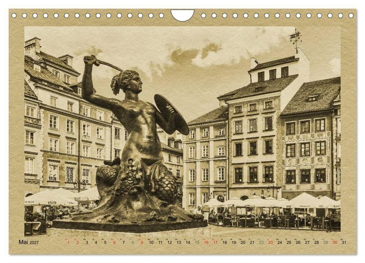 Produktbild: Polen &ndash; Ein Kalender im Zeitungsstil (Wandkalender 2027 DIN A4 quer), CALVENDO Monatskalender