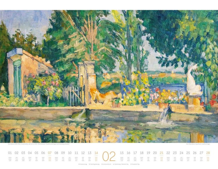 Produktbild: Kunstwerk Garten Kalender 2027