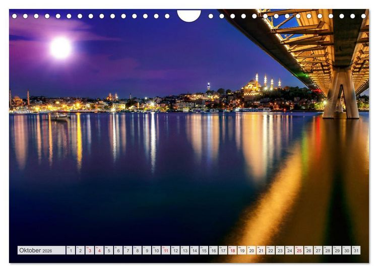 Produktbild: Istanbul - die quirlige Stadt auf zwei Kontinenten (Wandkalender 2026 DIN A4 quer), CALVENDO Monatskalender