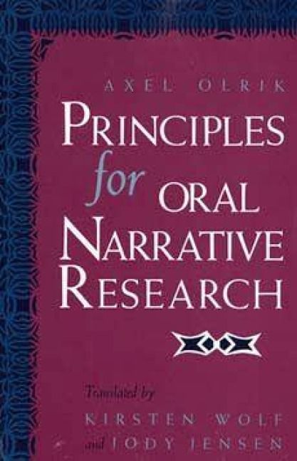 Produktbild: Principles for Oral Narrative Research
