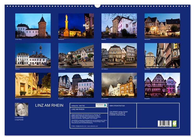Produktbild: LINZ AM RHEIN (Wandkalender 2026 DIN A2 quer), CALVENDO Monatskalender