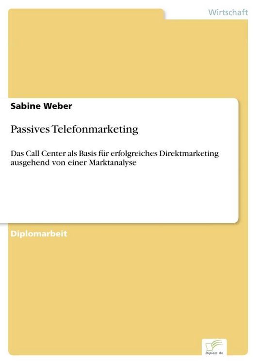 Produktbild: Passives Telefonmarketing