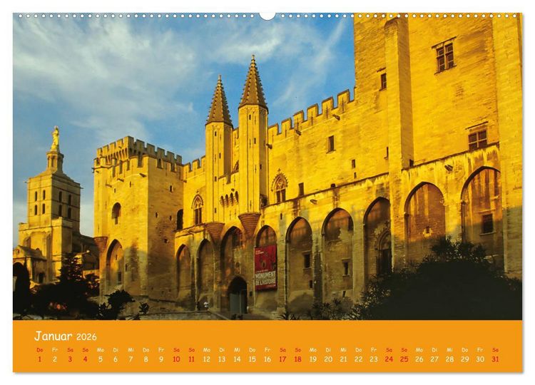 Produktbild: Quer durch S&uuml;dfrankreich (hochwertiger Premium Wandkalender 2026 DIN A2 quer), Kunstdruck in Hochglanz