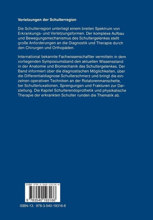 Produktbild: Verletzungen der Schulterregion