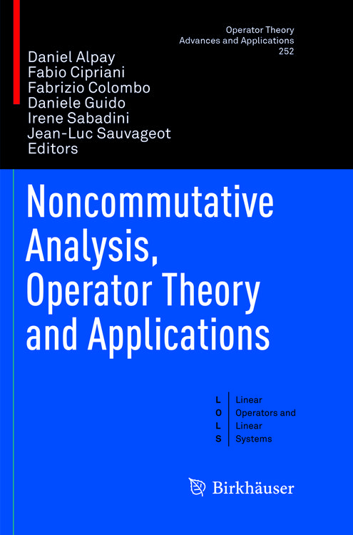Produktbild: Noncommutative Analysis, Operator Theory and Applications