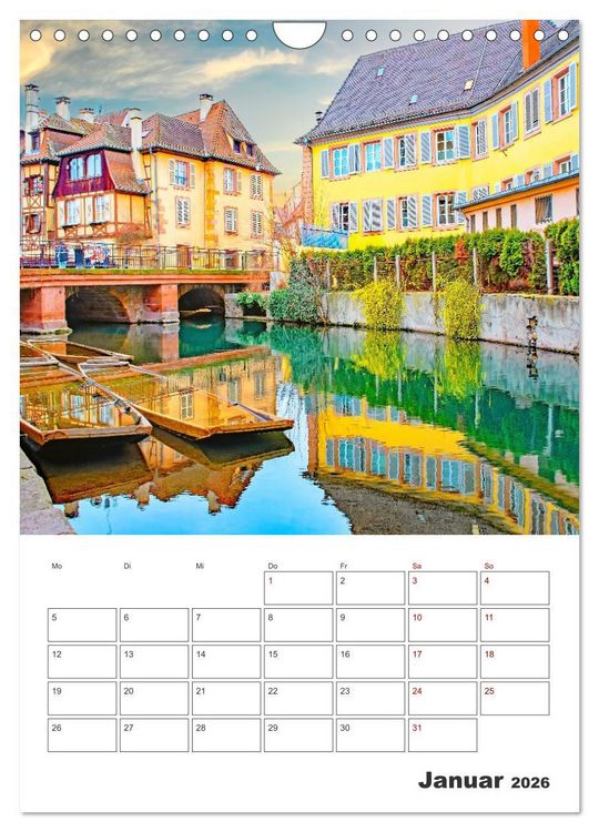 Produktbild: Colmar - Impressionen (Wandkalender 2026 DIN A4 hoch), CALVENDO Monatskalender