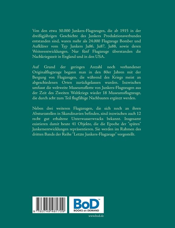 Produktbild: Die letzten Junkers-Flugzeuge III