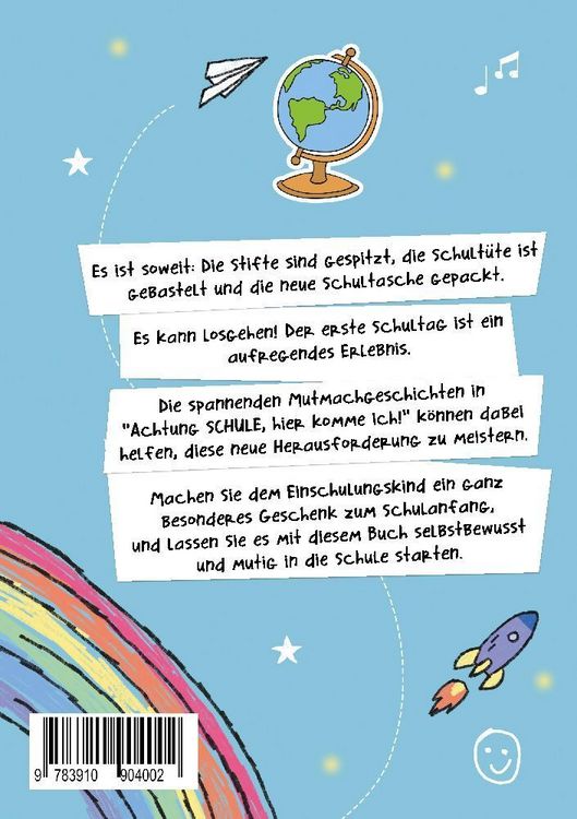Produktbild: Achtung Schule, hier komme ich! Mutmachgeschichten zur Einschulung f&uuml;r M&auml;dchen und Jungen