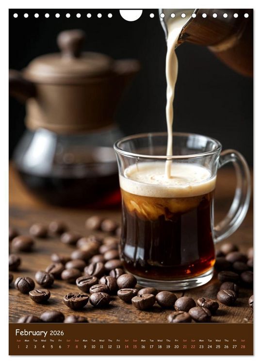 Produktbild: The Soul of Coffee - A Daily Ritual (Wall Calendar 2026 DIN A4 portrait), CALVENDO 12 Month Wall Calendar