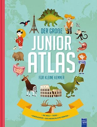 Produktbild: Der große Junior-Atlas für kleine Kenner