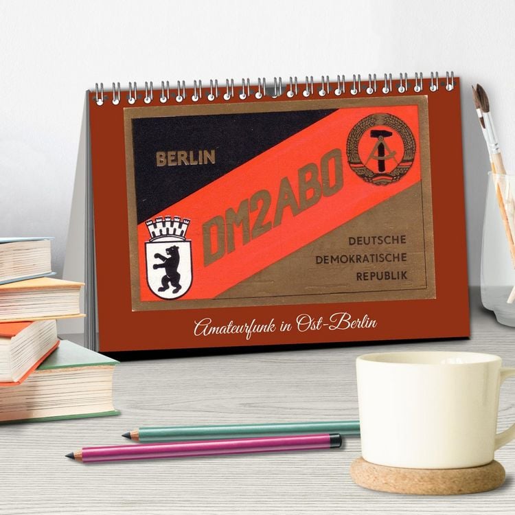 Produktbild: Amateurfunk in Ost-Berlin (Tischkalender 2026 DIN A5 quer), CALVENDO Monatskalender