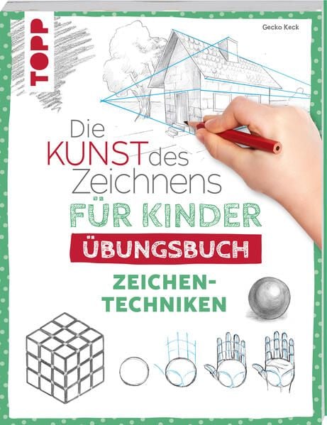 Produktbild: Die Kunst des Zeichnens f&uuml;r Kinder &Uuml;bungsbuch - Zeichentechniken