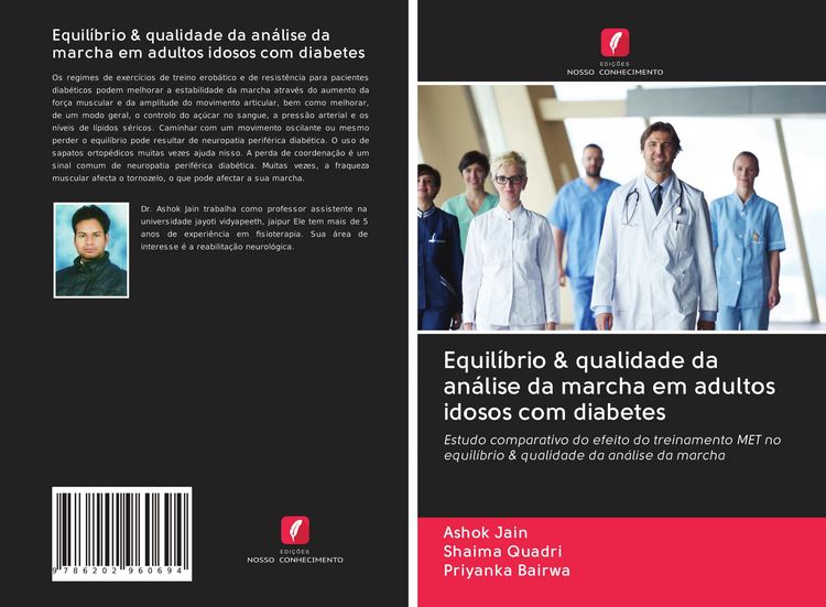 Produktbild: Equil&iacute;brio & qualidade da an&aacute;lise da marcha em adultos idosos com diabetes