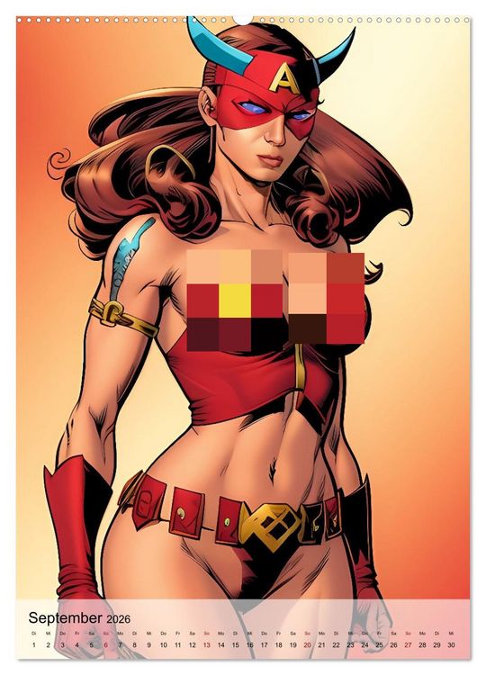 Produktbild: Super Sexy Superfrauen (hochwertiger Premium Wandkalender 2026 DIN A2 hoch), Kunstdruck in Hochglanz
