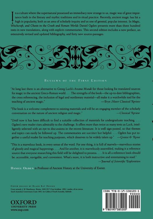 Produktbild: Magic, Witchcraft and Ghosts in the Greek and Roman Worlds