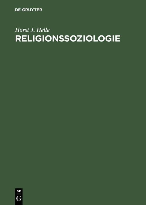 Produktbild: Religionssoziologie