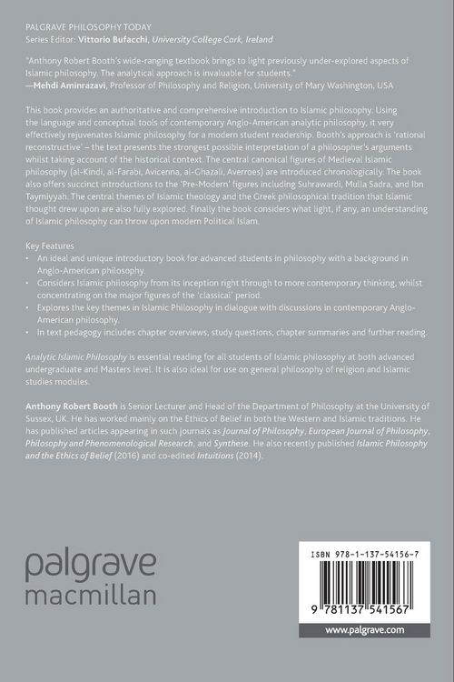 Produktbild: Analytic Islamic Philosophy
