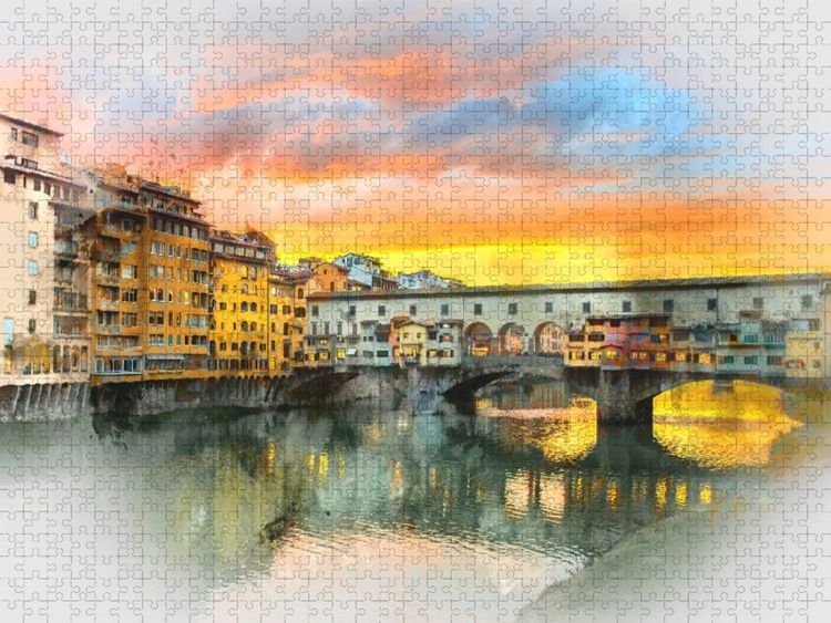 Produktbild: CALVENDO Puzzle Ein Motiv aus dem Kalender Florenz Hauptstadt der Toskana | 1000 Teile Lege-Gr&ouml;&szlig;e 64x48cm Foto-Puzzle f&uuml;r gl&uuml;ckliche Stunden