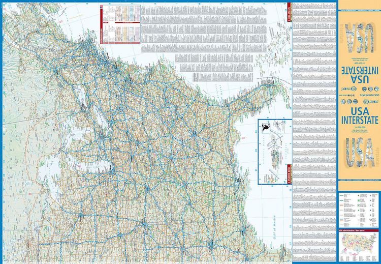 Produktbild: USA Interstate, Borch Map